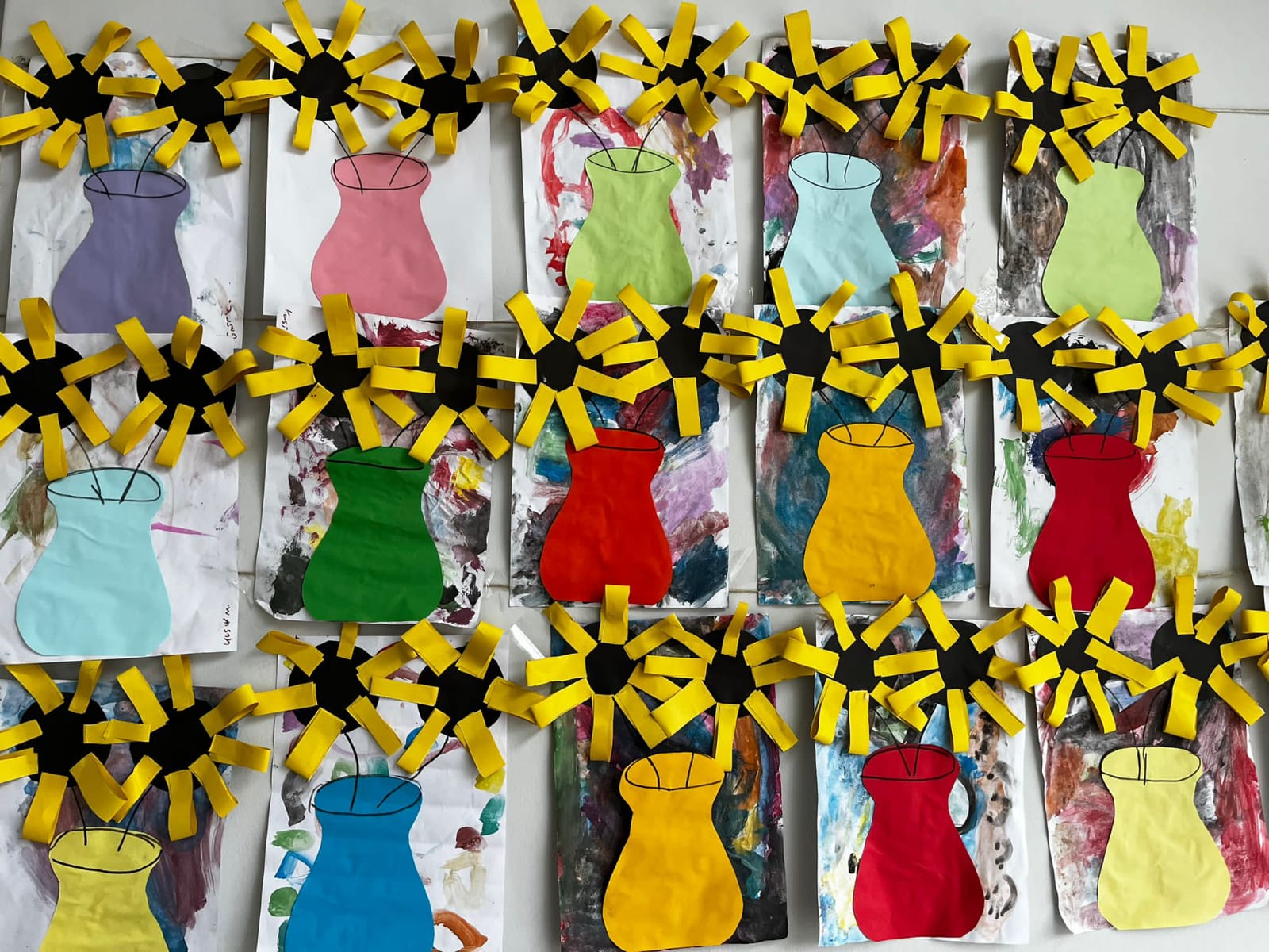 Esenyurt Modern Çocuk Anaokulu Van Gogh Ayçiçeği Vazosu Etkinliği